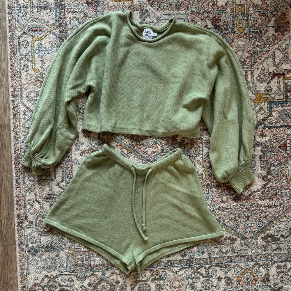 Princess Polly Green Knit Set